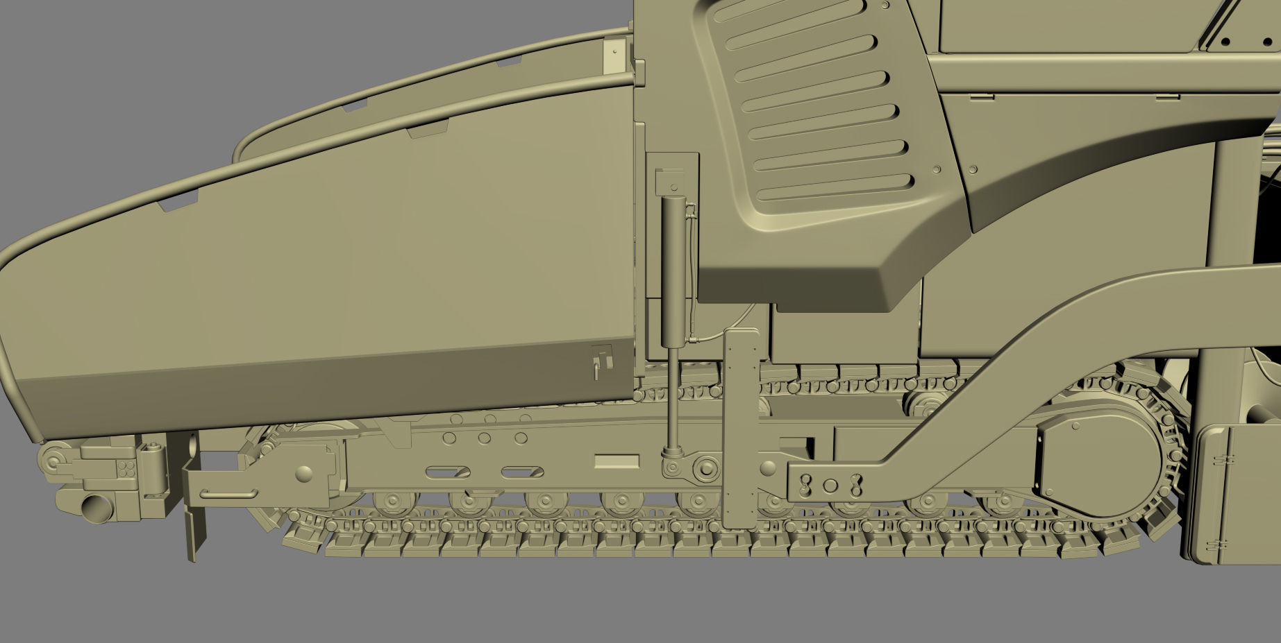 Asphalt  Paver Vogele Super 1800-3i 3D model_22