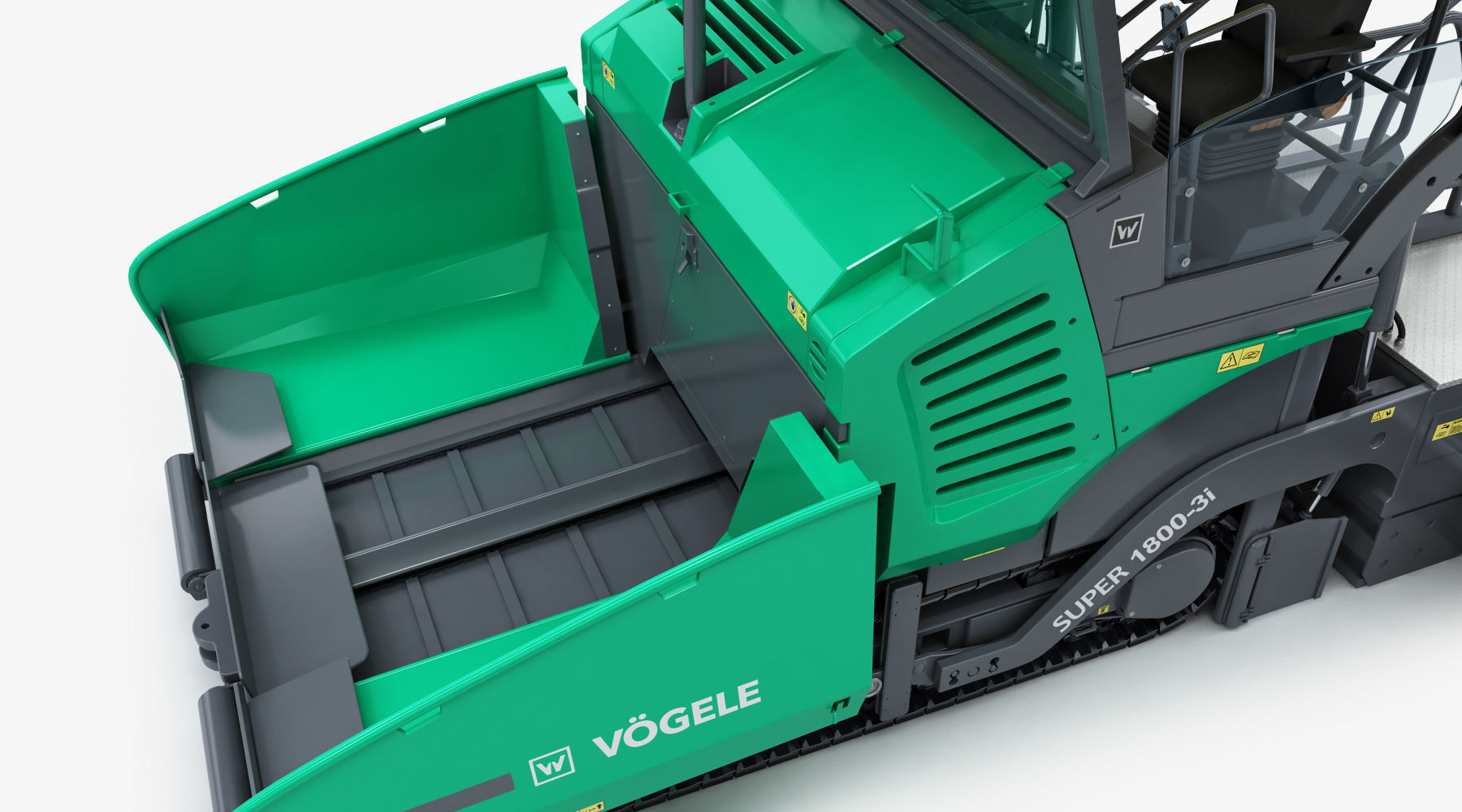 Asphalt  Paver Vogele Super 1800-3i 3D model_15