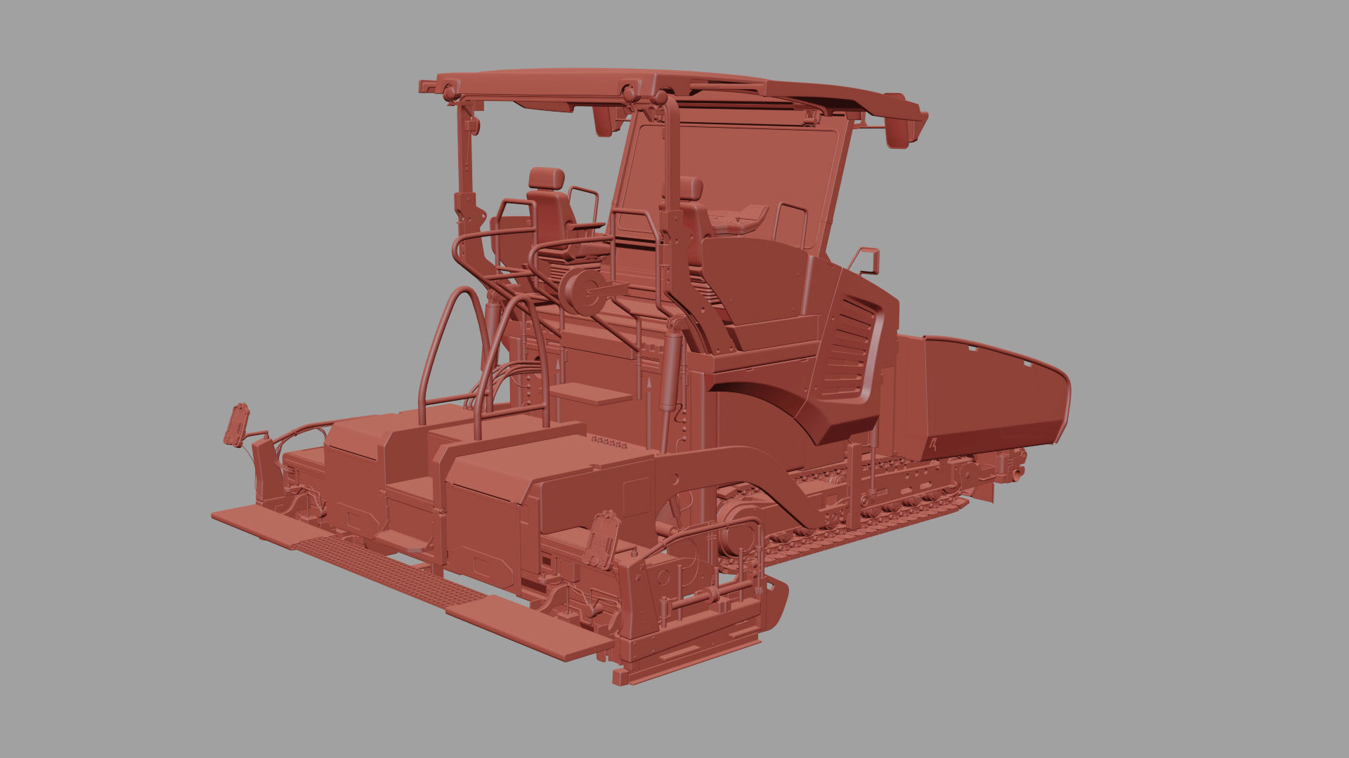Asphalt  Paver Vogele Super 1800-3i 3D model_16