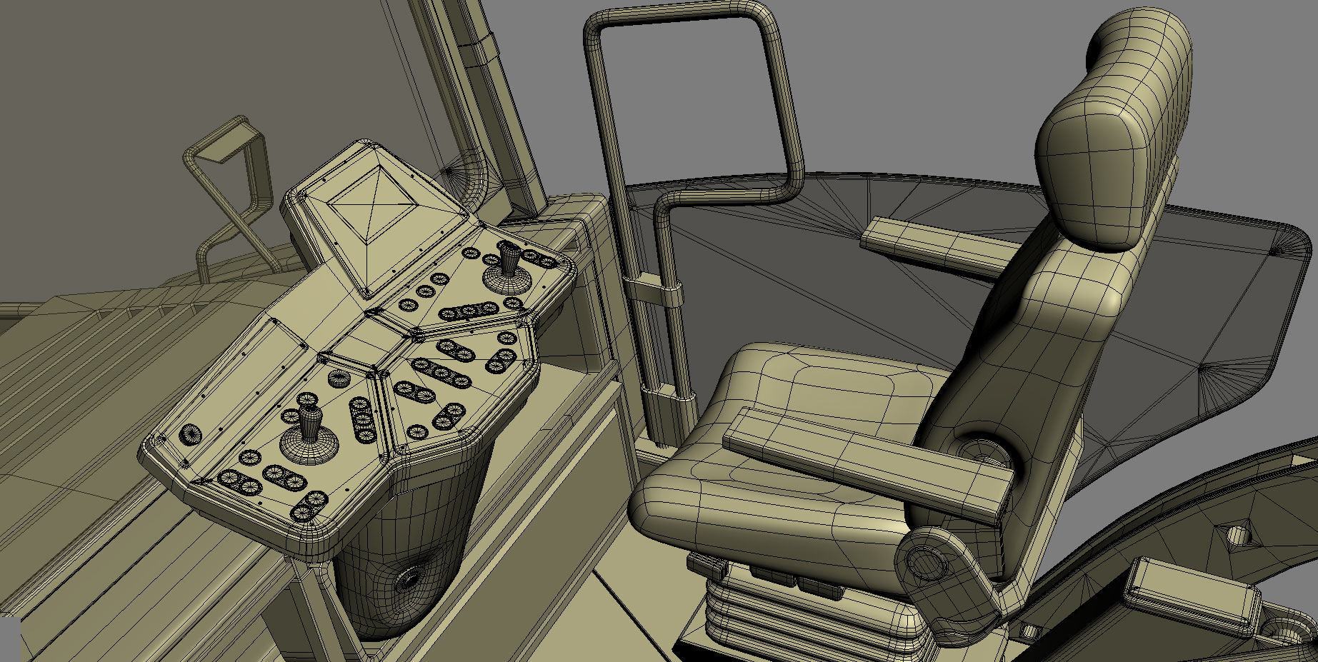 Asphalt  Paver Vogele Super 1800-3i 3D model_27
