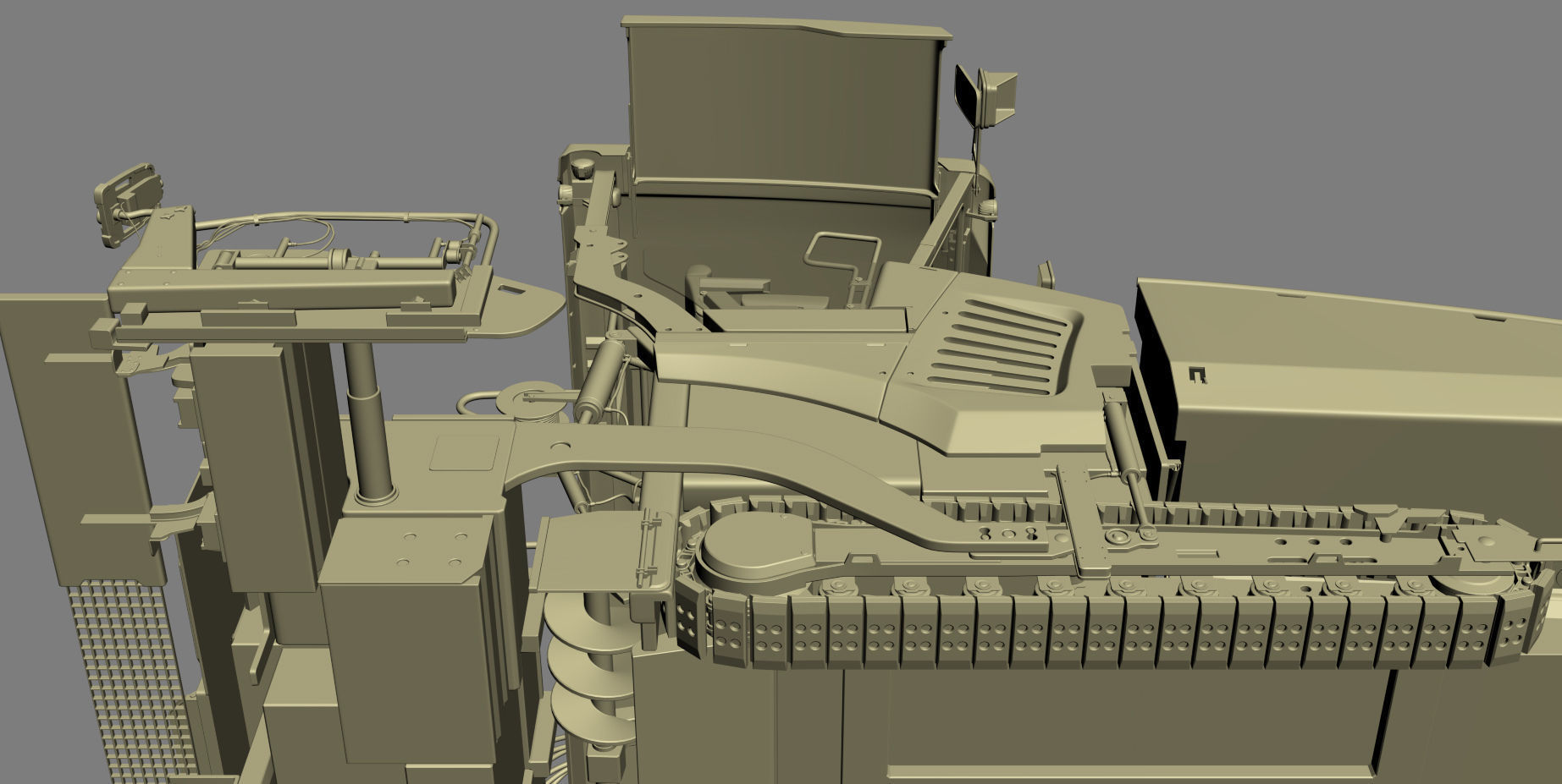 Asphalt  Paver Vogele Super 1800-3i 3D model_20