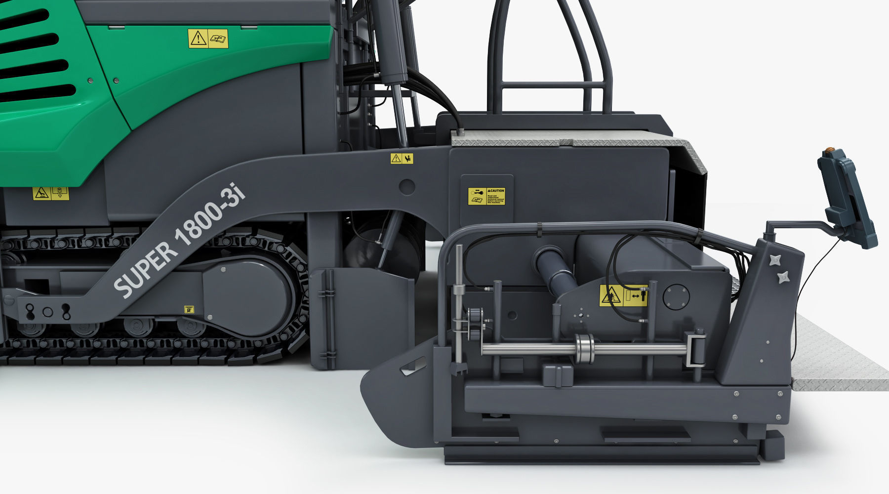 Asphalt  Paver Vogele Super 1800-3i 3D model_14