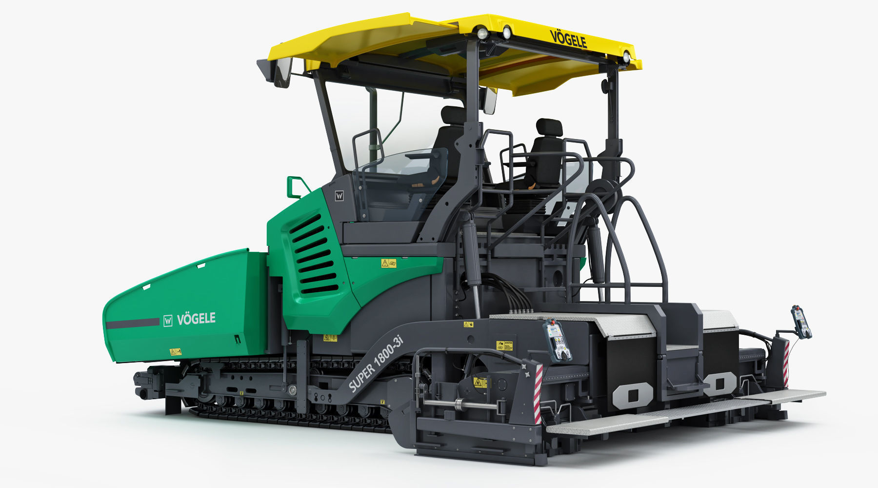 Asphalt  Paver Vogele Super 1800-3i 3D model_5