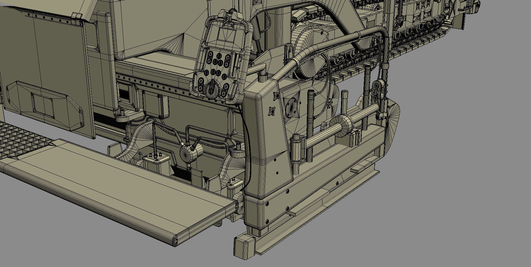 Asphalt  Paver Vogele Super 1800-3i 3D model_25