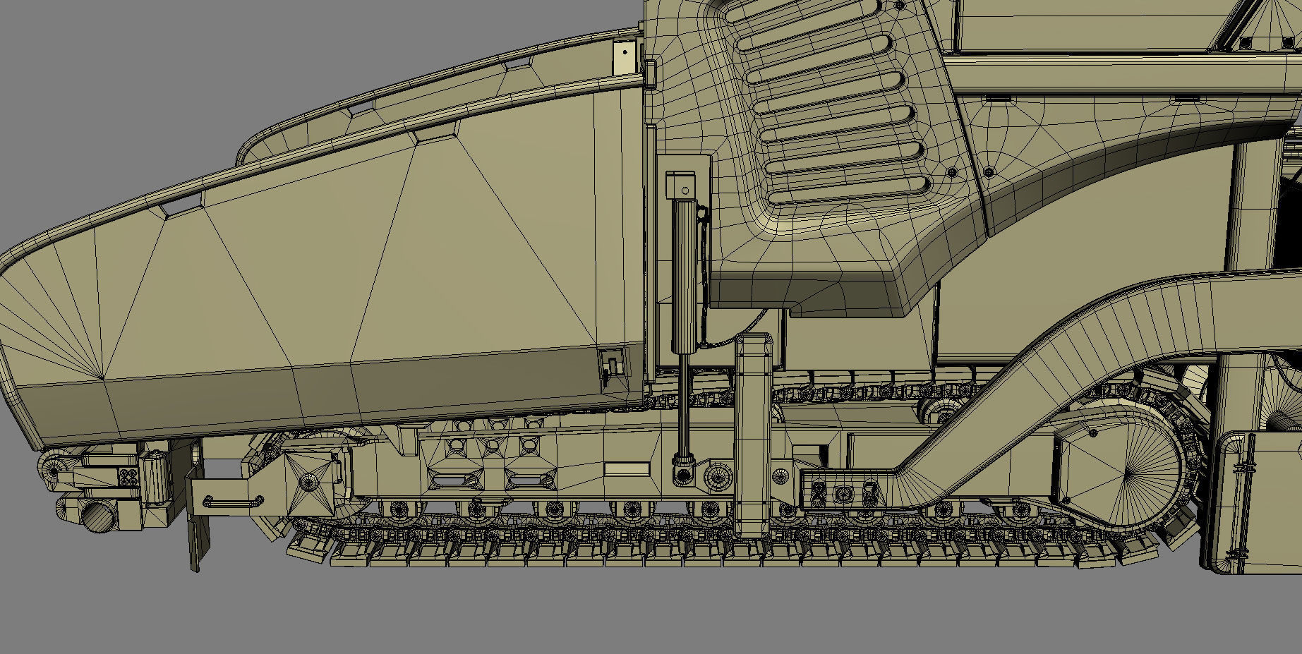 Asphalt  Paver Vogele Super 1800-3i 3D model_23