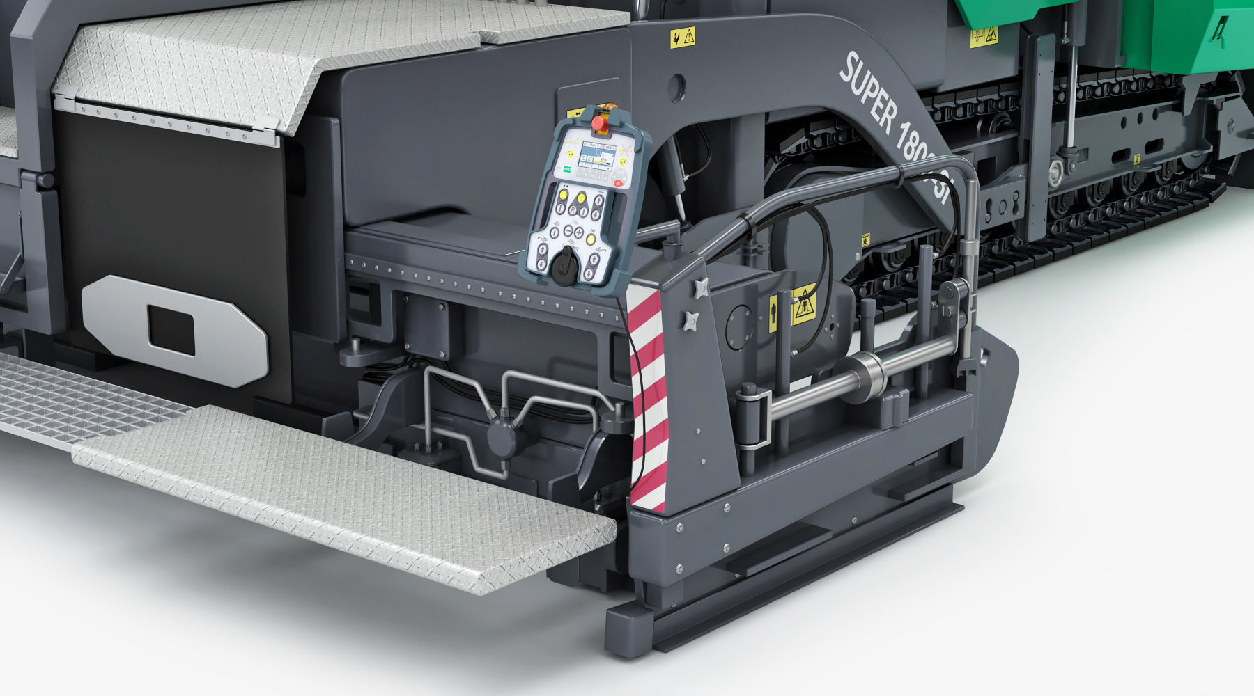 Asphalt  Paver Vogele Super 1800-3i 3D model_7