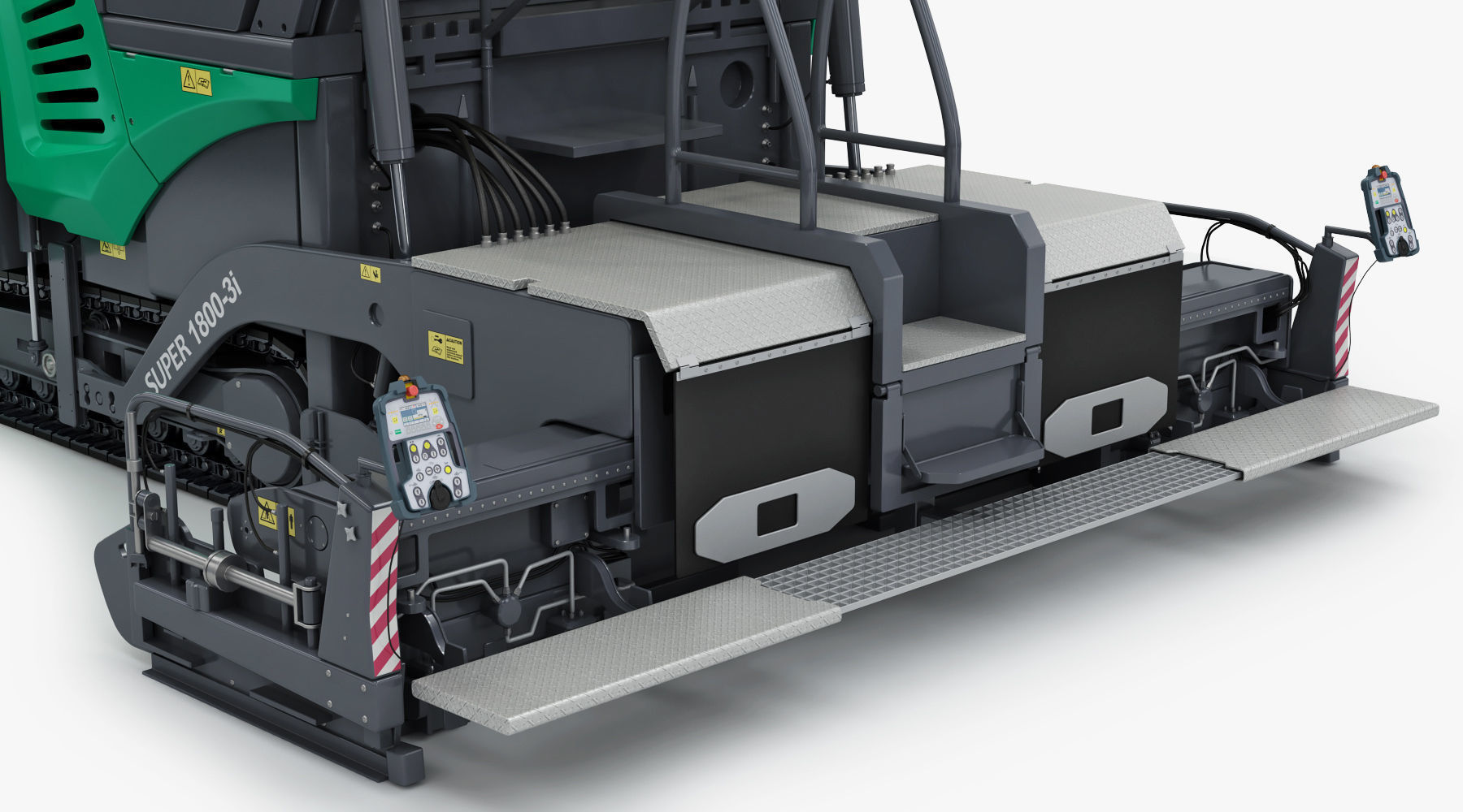 Asphalt  Paver Vogele Super 1800-3i 3D model_11