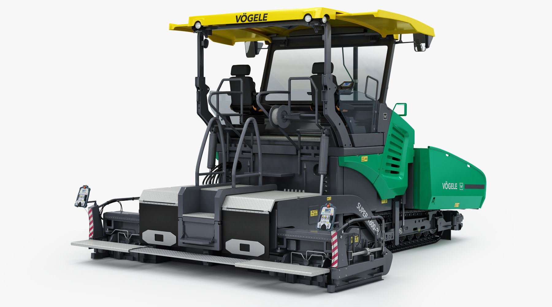 Asphalt  Paver Vogele Super 1800-3i 3D model_6