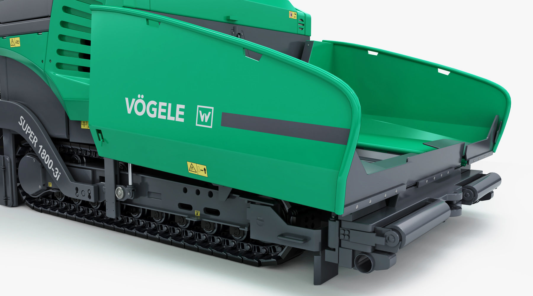 Asphalt  Paver Vogele Super 1800-3i 3D model_13