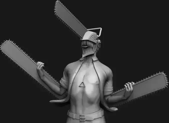 Denji Chainsaw man - Ready to print 3D model