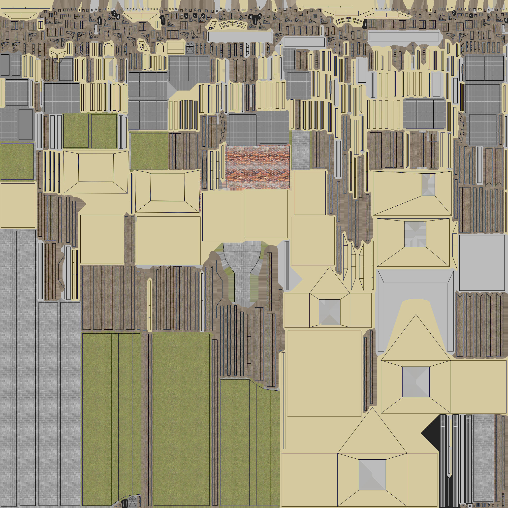 Timb Farm House AR VR 3D Model  Low-poly 3D model_11