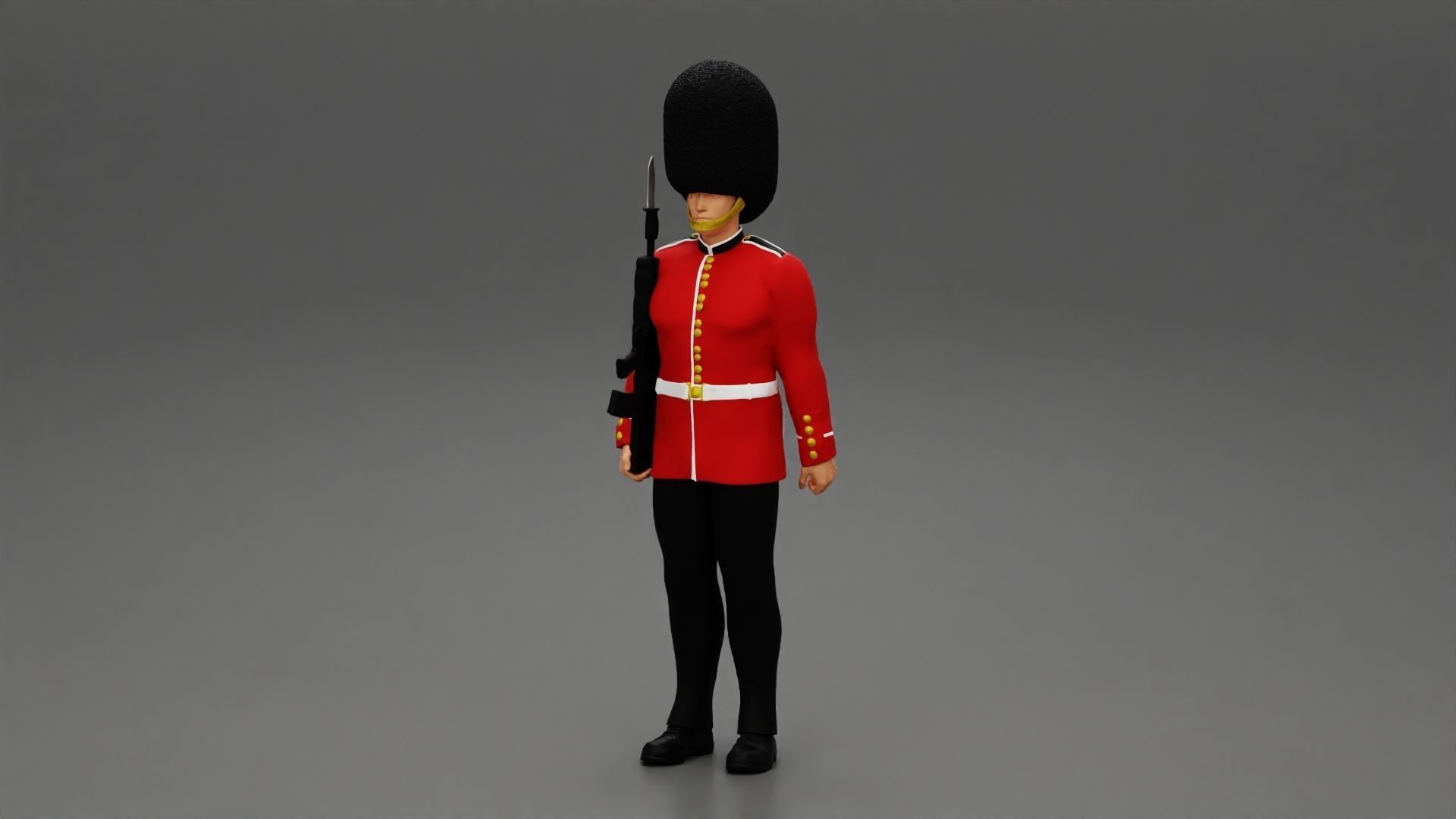 British honour guard 3D print model_5