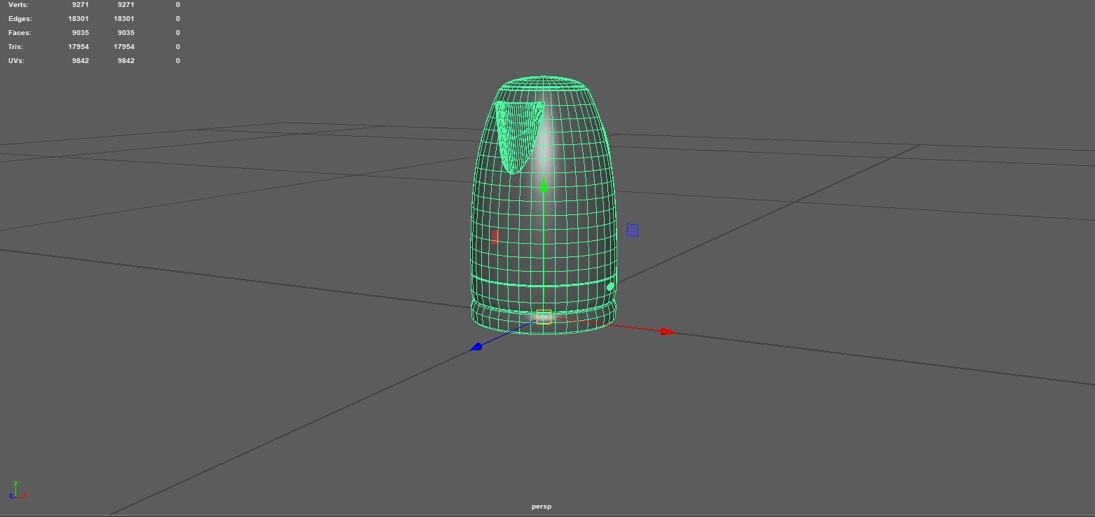 Kettle-2 game ready PBR 3d model electric kettle Low-poly 3D model_9