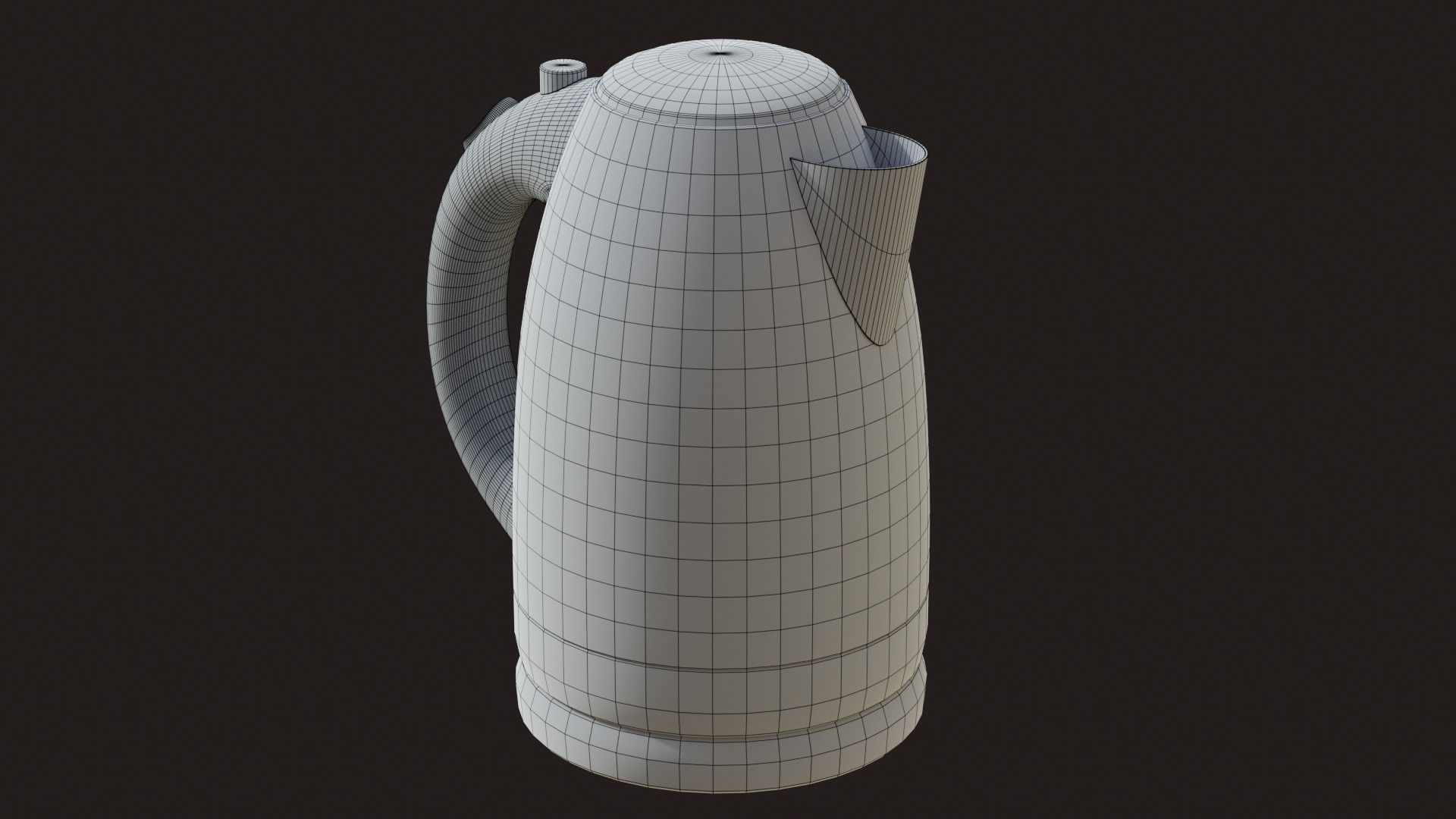 Kettle-2 game ready PBR 3d model electric kettle Low-poly 3D model_6