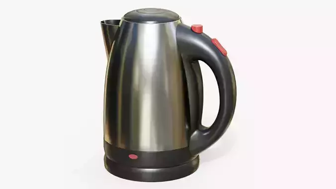 Kettle-2 game ready PBR 3d model electric kettle