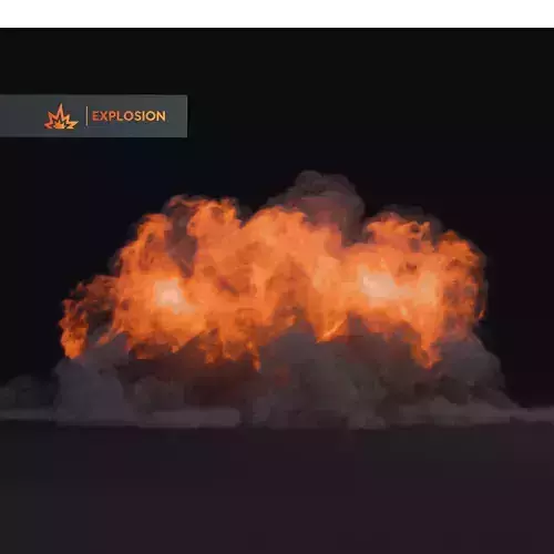 3D Tow Missile Explosion 3D model