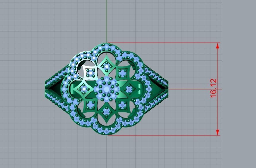 jewelry ring 3D print model_8