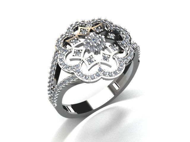 jewelry ring 3D print model_3