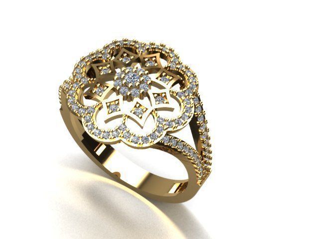 jewelry ring 3D print model_4