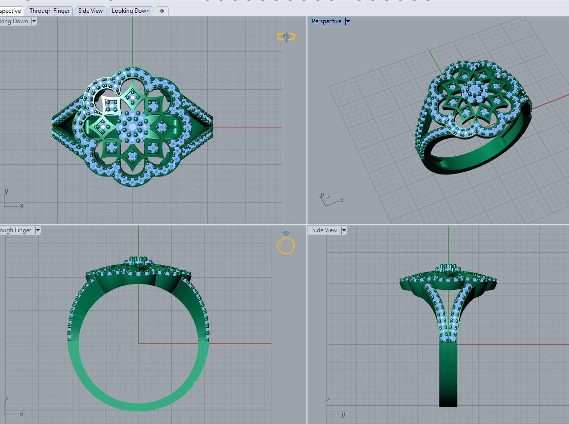 jewelry ring 3D print model_6