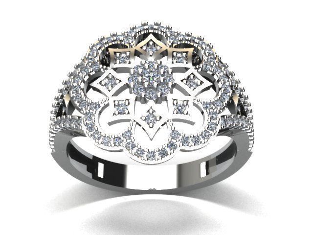 jewelry ring 3D print model_1