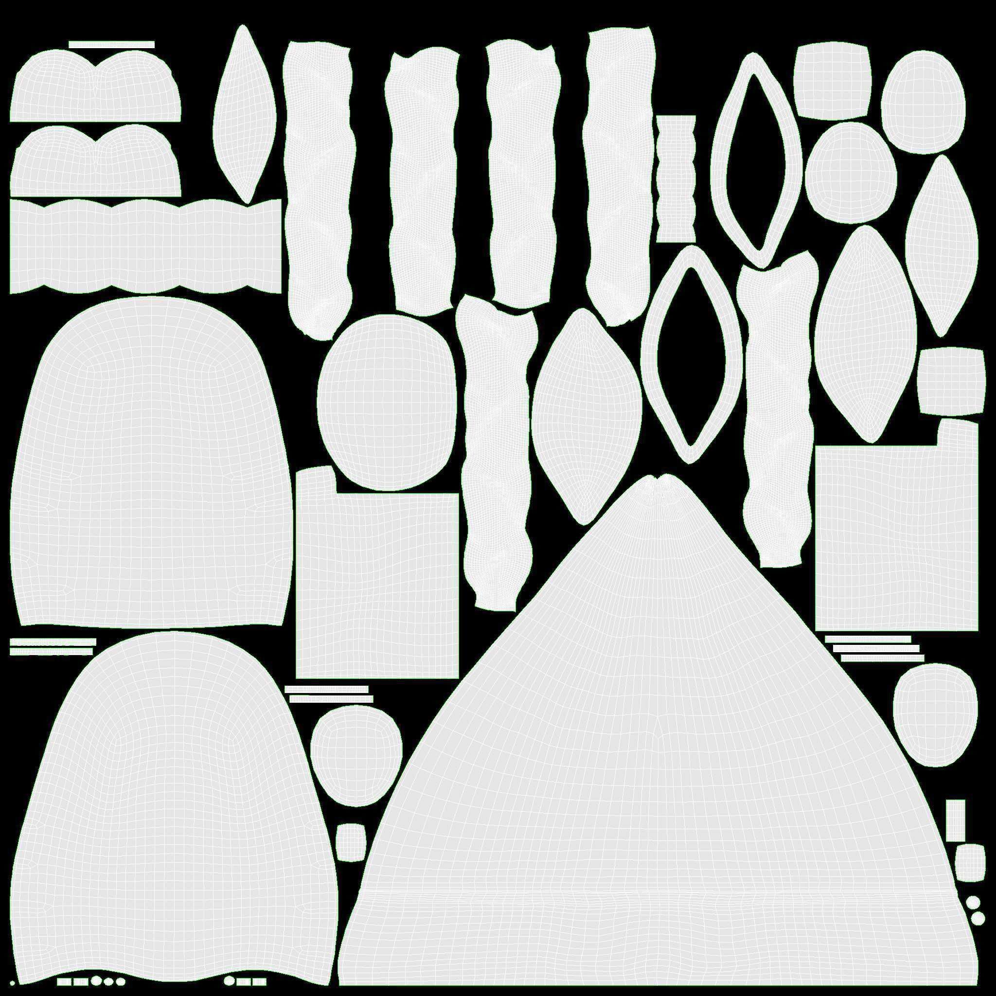 Easter Plush Doll Gnome With Egg 02 3D model_8