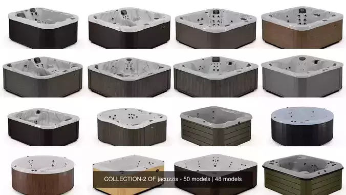COLLECTION-2 OF jacuzzis - 50 models 