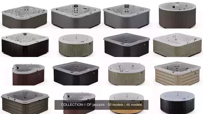 COLLECTION-1 OF jacuzzis - 50 models 