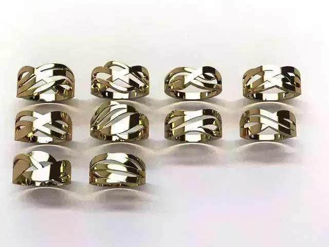 ten rings in a package 