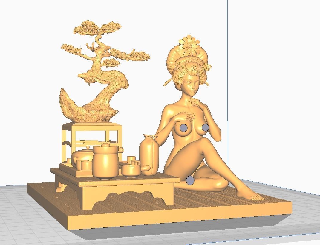 Geisha - Maiko 3D print model_14