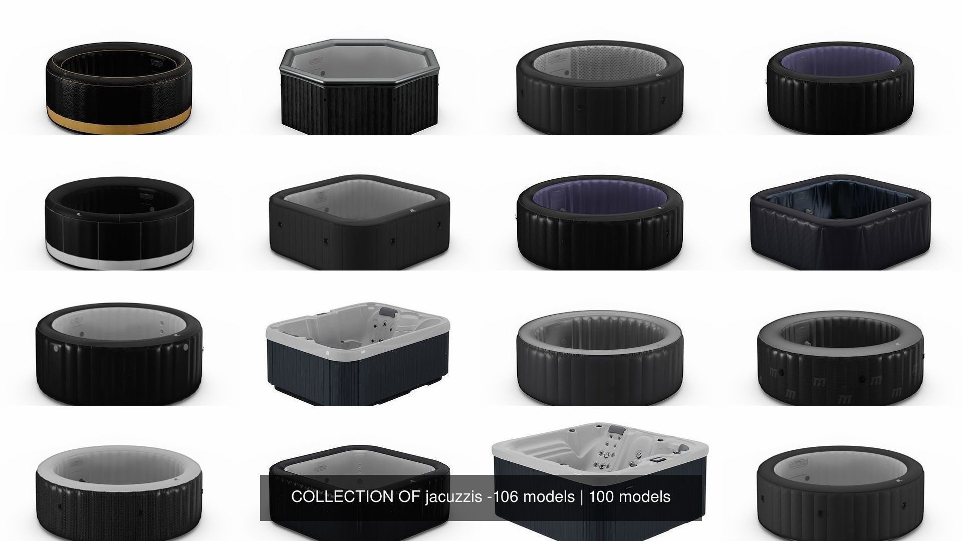 COLLECTION OF jacuzzis -106 models _149