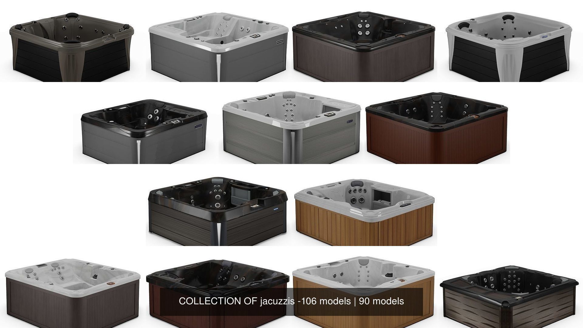 COLLECTION OF jacuzzis -106 models _103