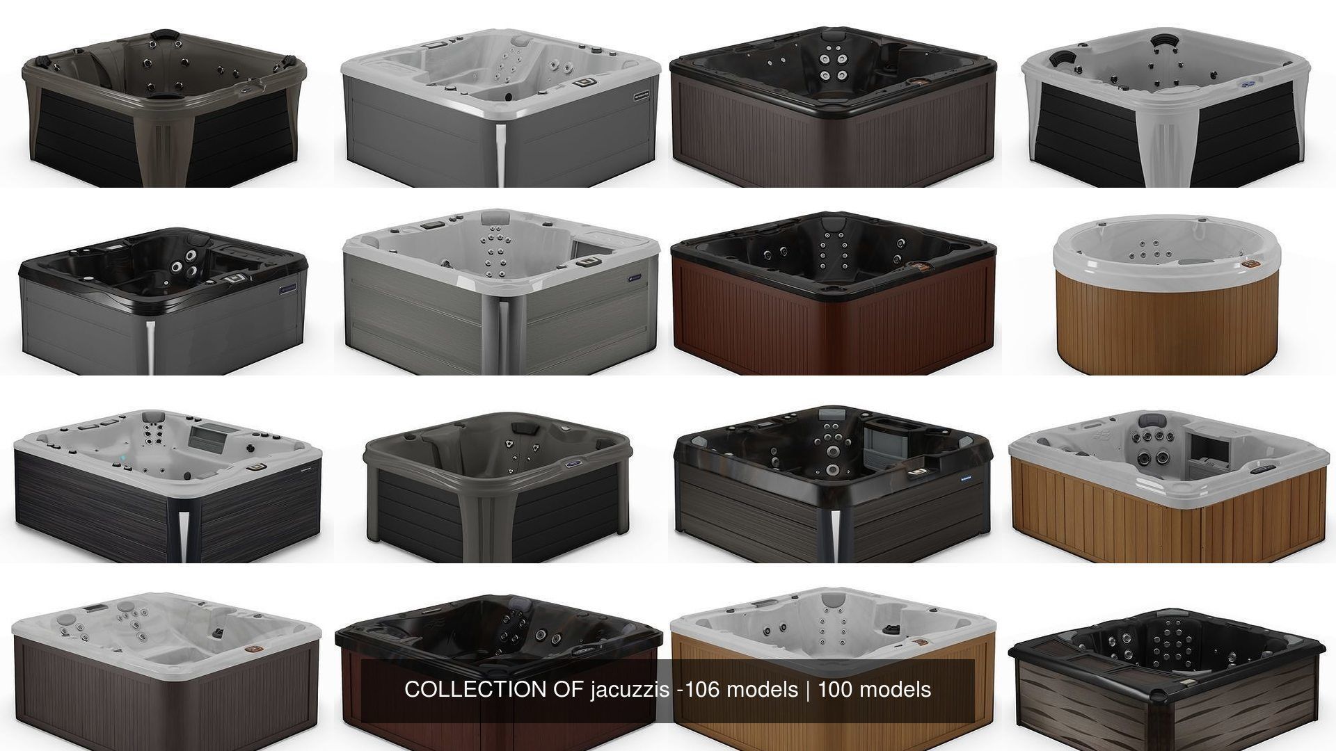 COLLECTION OF jacuzzis -106 models _93