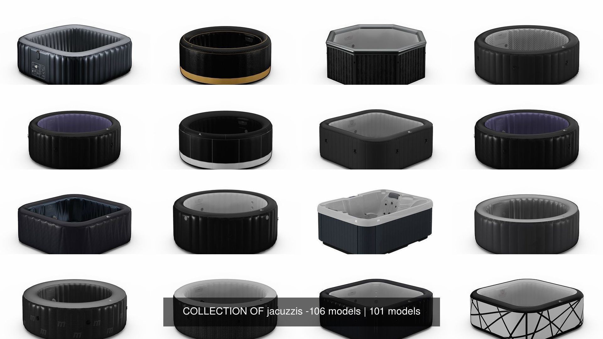 COLLECTION OF jacuzzis -106 models _139