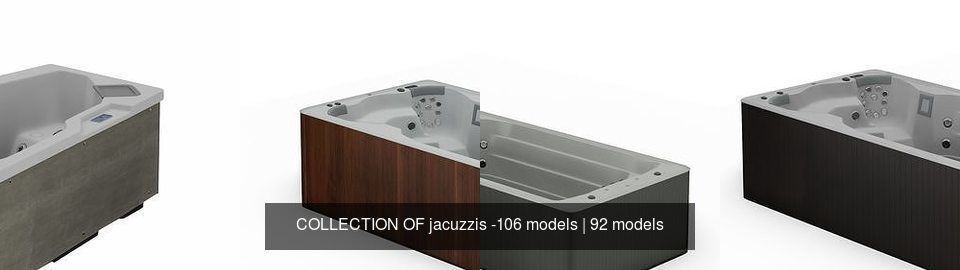 COLLECTION OF jacuzzis -106 models _129