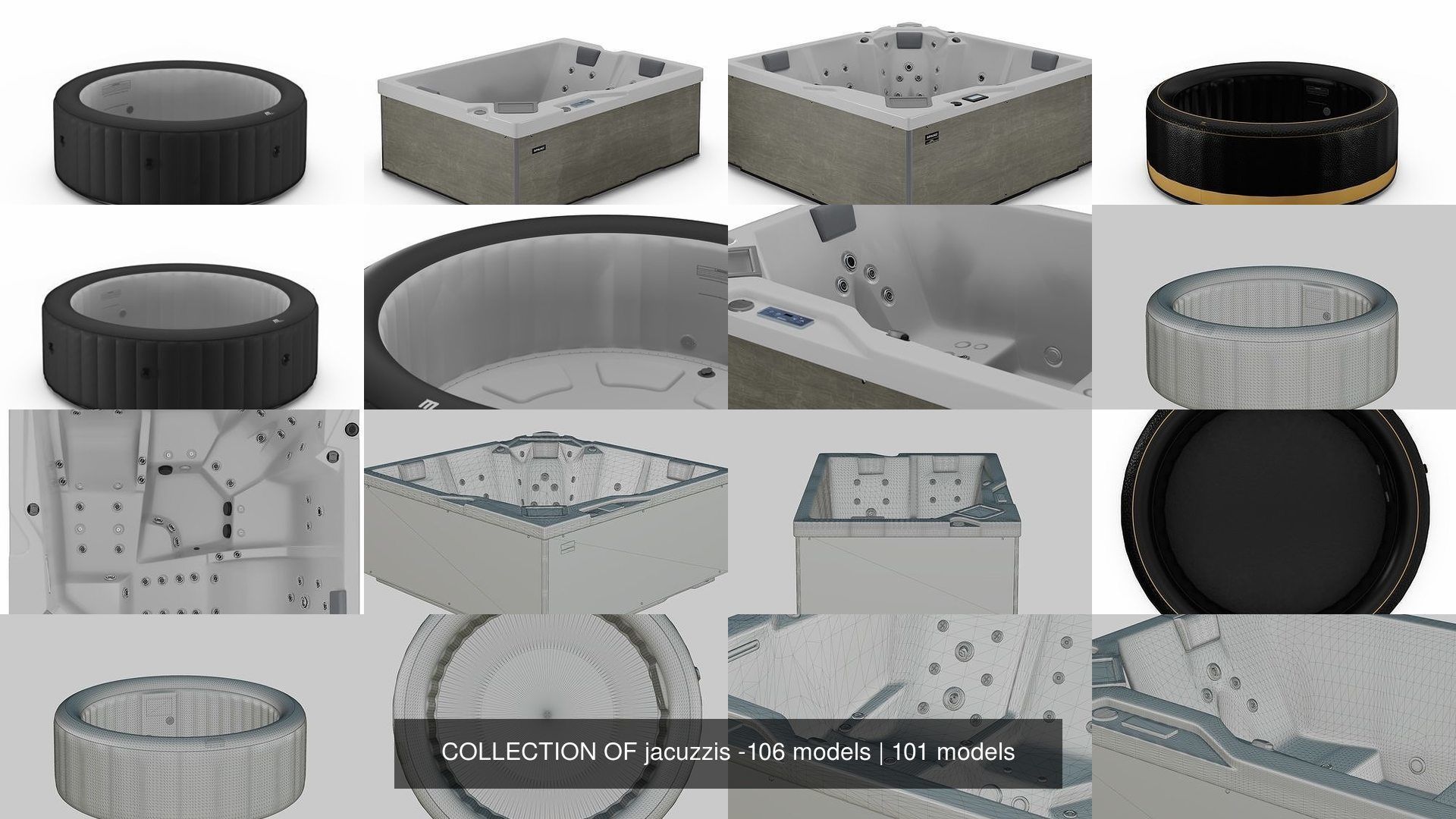 COLLECTION OF jacuzzis -106 models _176