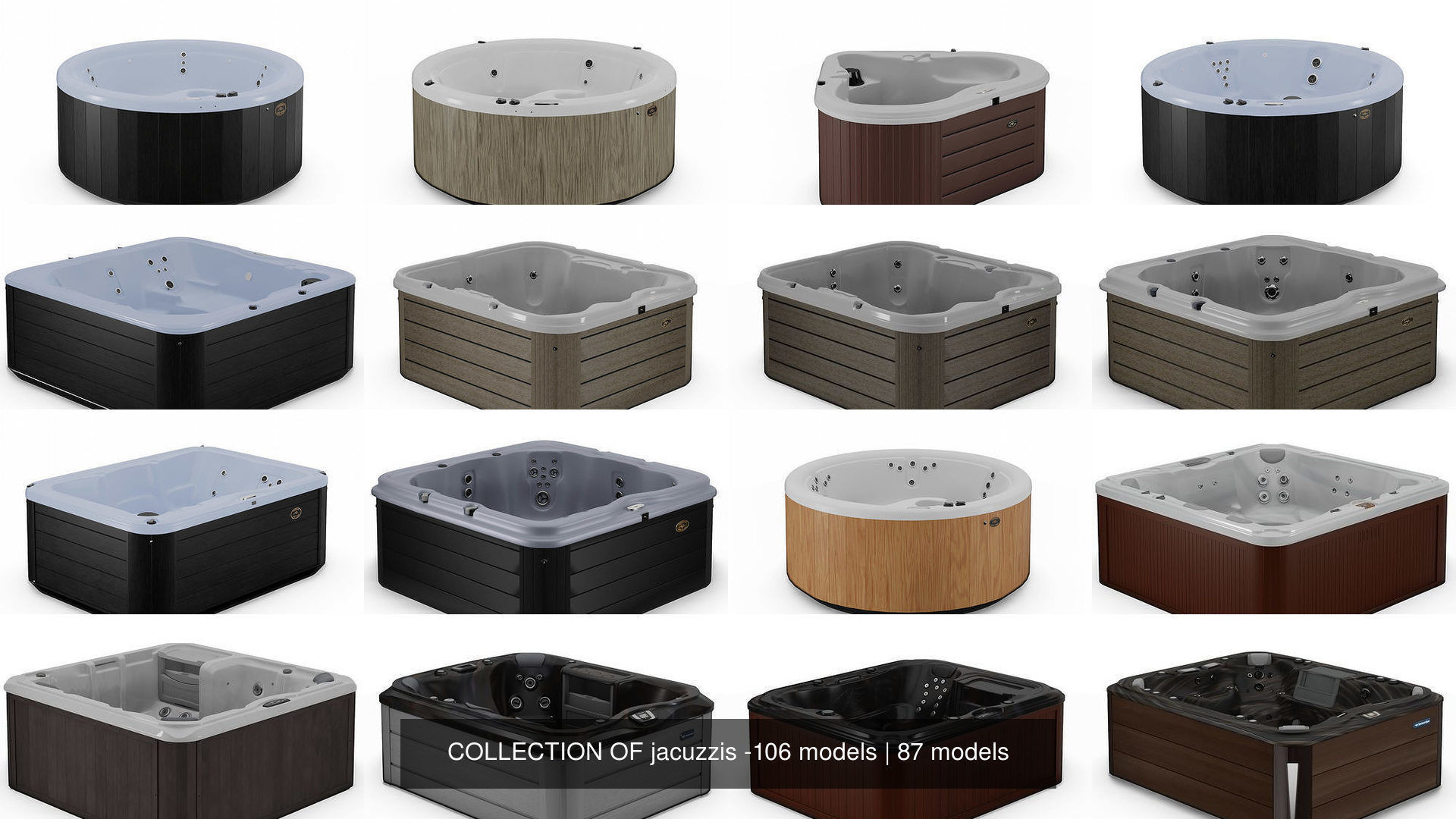 COLLECTION OF jacuzzis -106 models _78