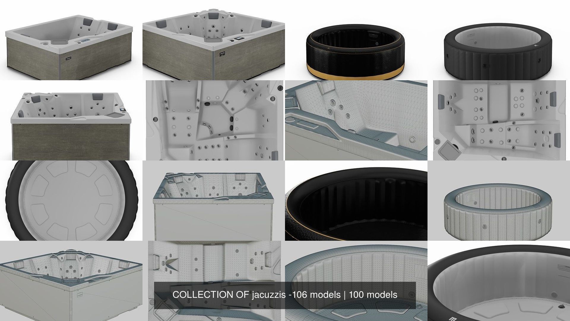 COLLECTION OF jacuzzis -106 models _177