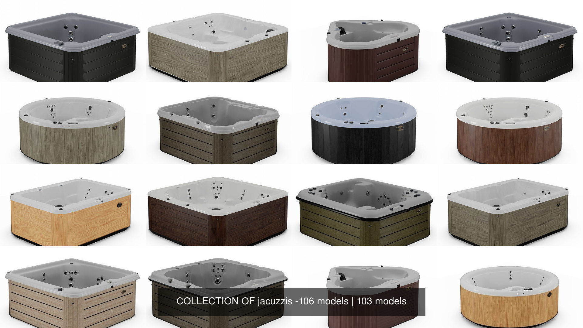 COLLECTION OF jacuzzis -106 models _35