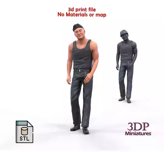 Takashi Kamata in Fast and the Furious Tokyo Drift 3D print model