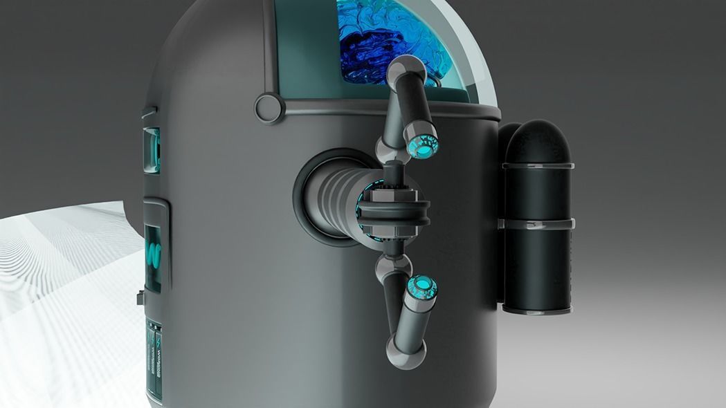 Robot Worker 3D model_1