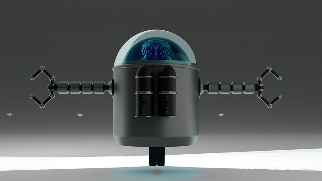 Robot Worker 3D model_7