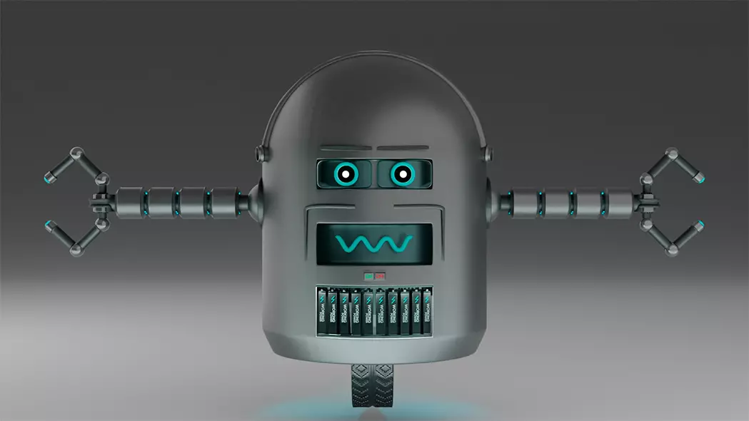 Robot Worker 3D model_0