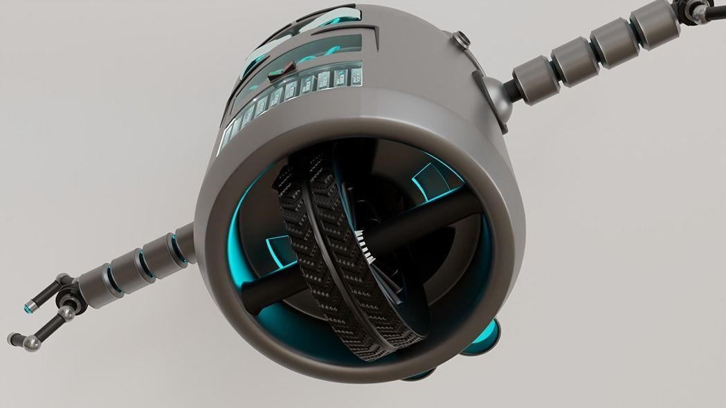 Robot Worker 3D model_9