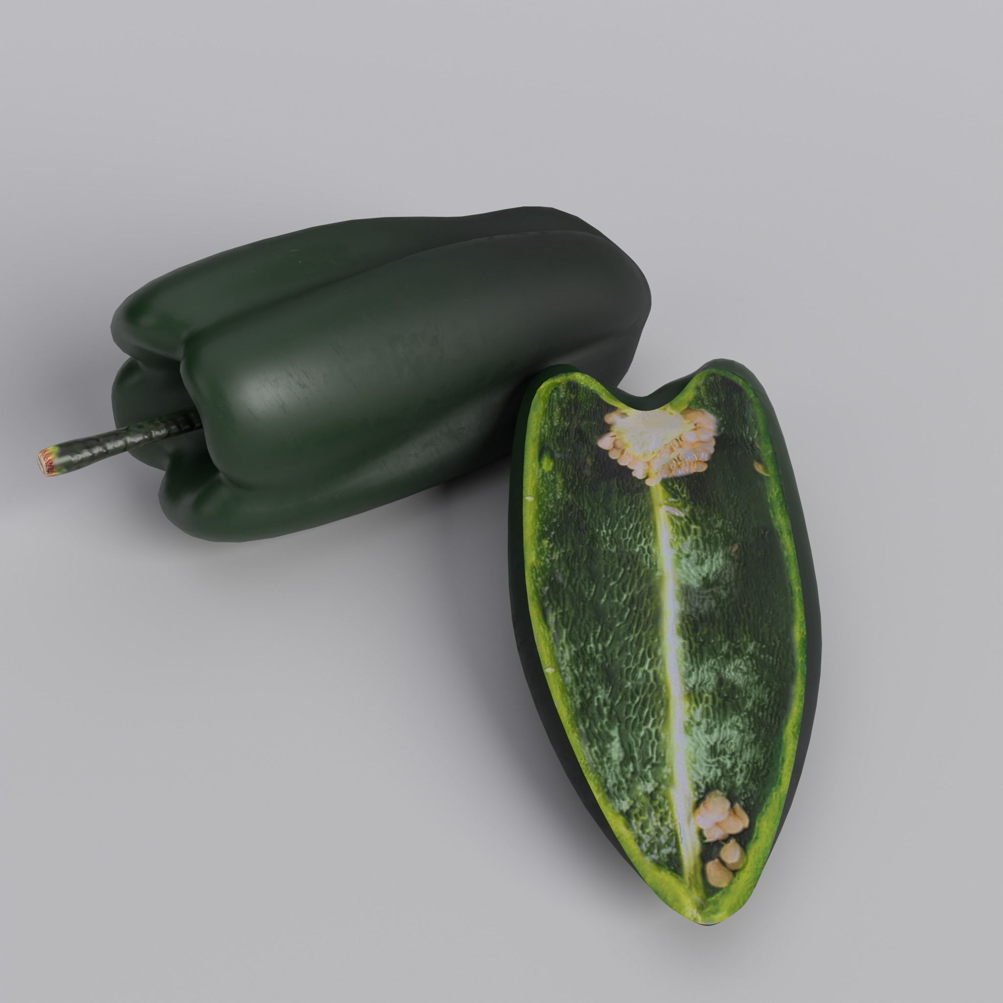 Vegetables set 2  3D model_10