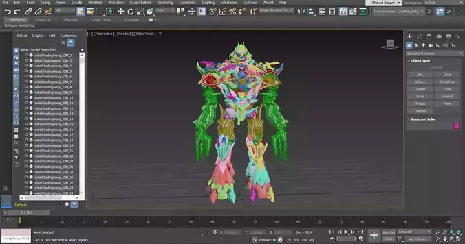 Transformer Movie 1 Megatron  High Quality 3Ds Model 3D model