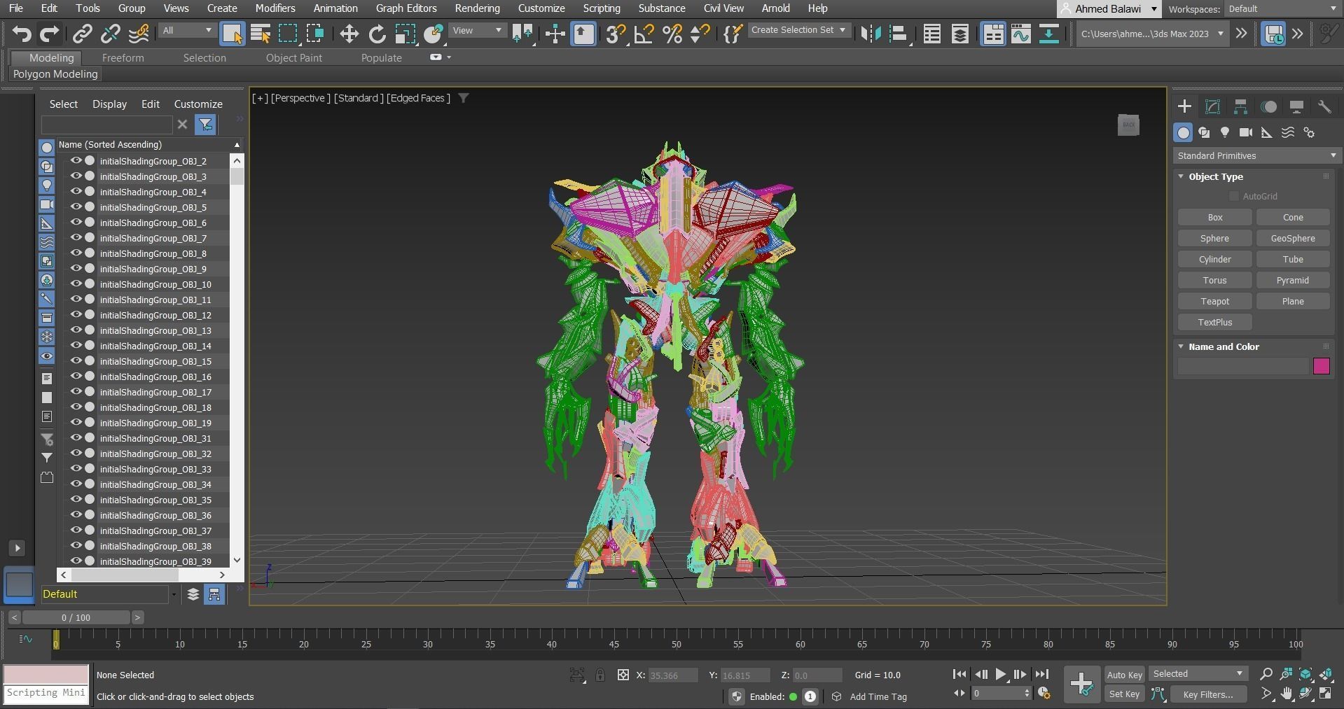 Transformer Movie 1 Megatron High Quality 3Ds Model 3D model_1