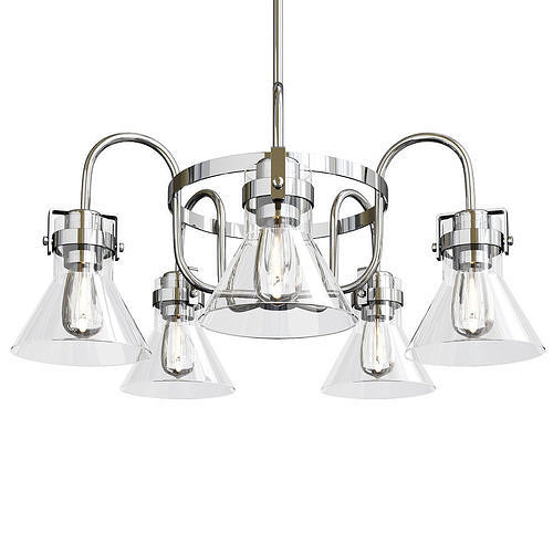  Seafarer 5 Light Chandelier Low-poly 3D model