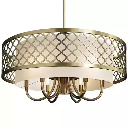 Livex Lighting Soft Gold Pendant Chandelier