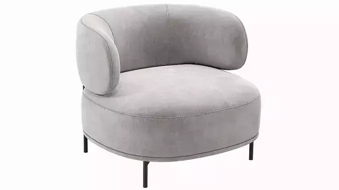 Akiko Lounge Chair Gallotti Radice Buratti